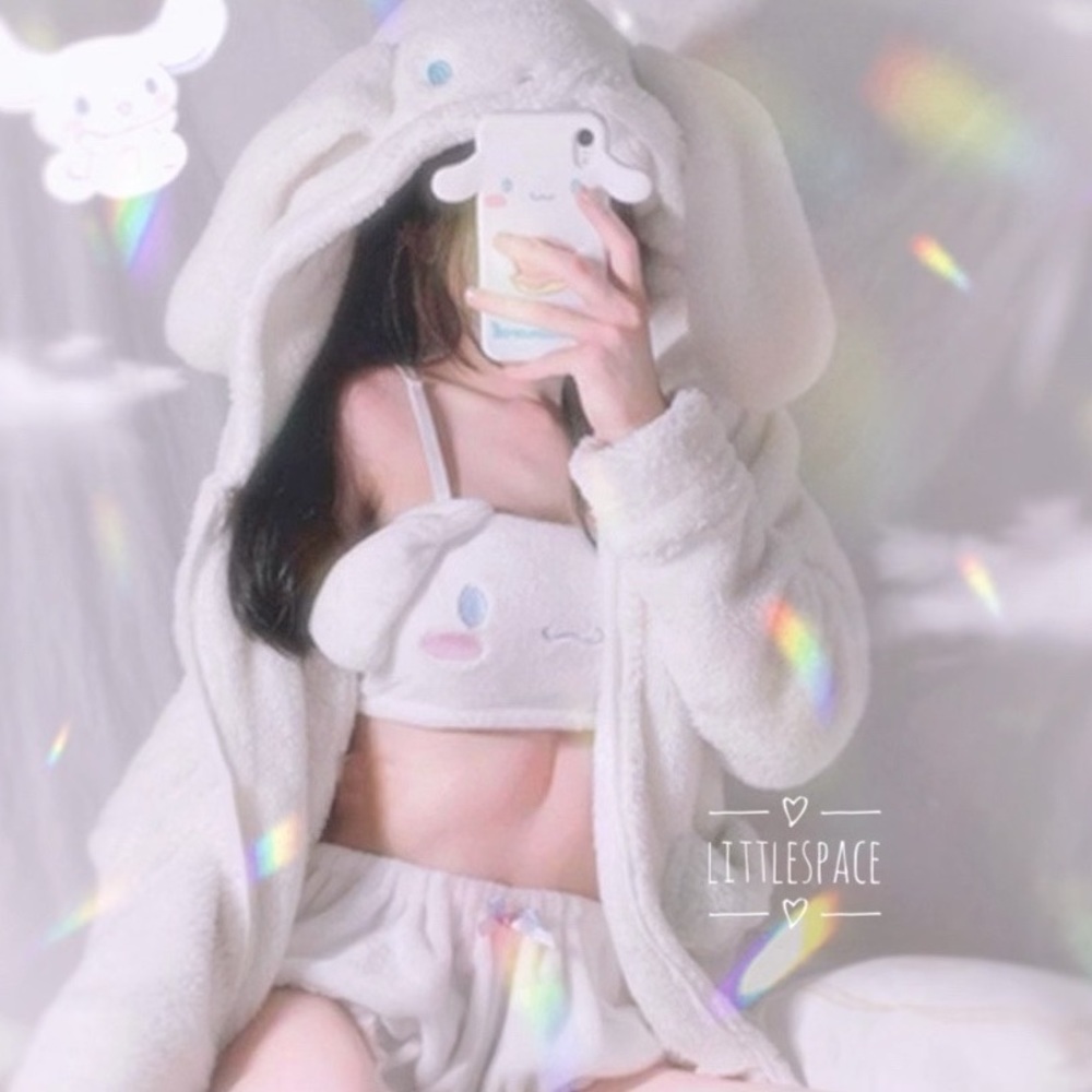 Cinnamoroll Pajamas π€ Bra and Shorts Set - Picture 10 of 10